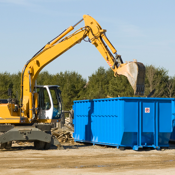 are there any restrictions on where a residential dumpster can be placed in Cummings Kansas